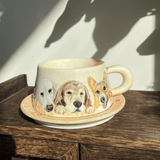 hand-painted pet mug
