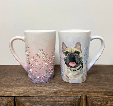 pet portrait mug