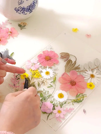 pressed flower art
