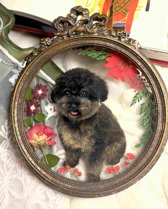 pet portrait wall art