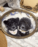 pet portrait wall art