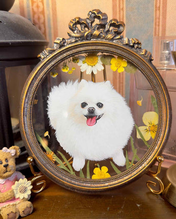 pet portrait wall art