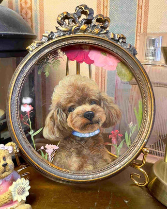 pet portrait wall art