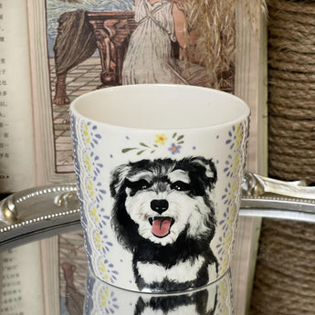 hand-painted pet mug