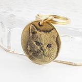 Round Metal Pet ID Tags