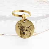 Round Metal Pet ID Tags