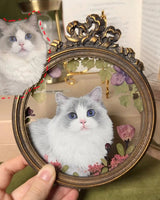 pet portrait wall art