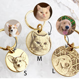 Round Metal Pet ID Tags